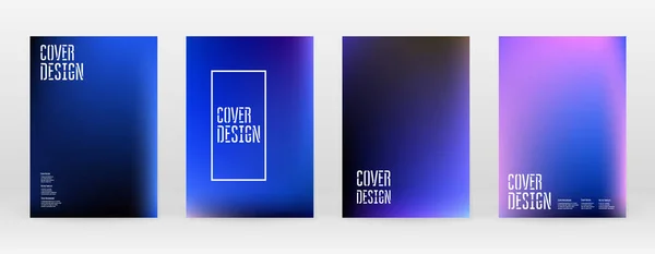 파텔 소프트. Vibrant Blue, Teal, Neon Concept. — 스톡 벡터