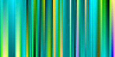 Holografik Soft. Canlı Mavi, Teal, Neon Kavramı