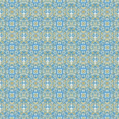 Coğrafi Yüzey Madalyası. Mavi, Cyan, Indigo 