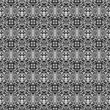 Sembol Geometrik Arabesk. Siyah, Beyaz, 