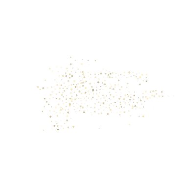 Altın Parıldayan Yıldızlar. Lüks Parlak Konfeti.