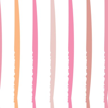 Dikey Çizgili Yaz Motifi. Modern Kusursuz Desen.