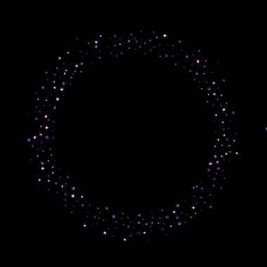 Purple glitter star confetti little spark violet clipart