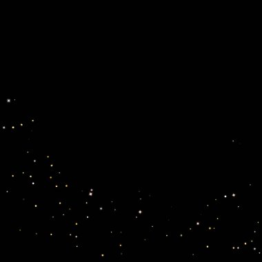 Altın Parıldayan Yıldızlar. Lüks Parlak Konfeti.