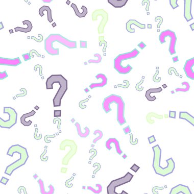 Kusursuz bir örnek. Soru işaretleri, şüphe, faq