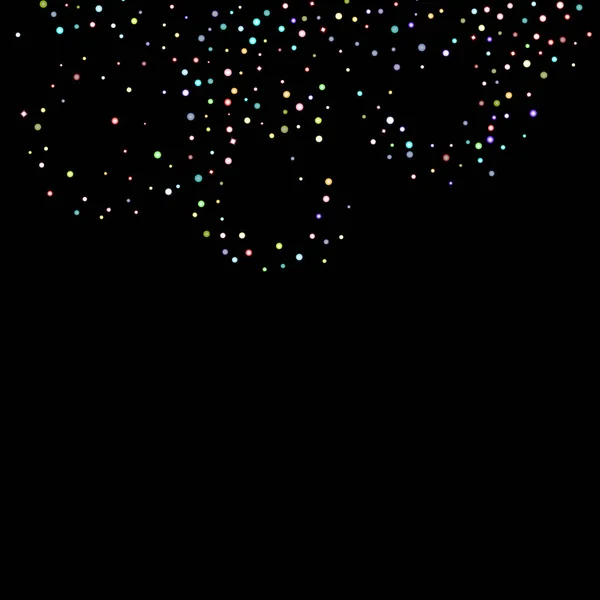 Glitter Iridescent Holographic Sparkle Confetti. — Stock Vector