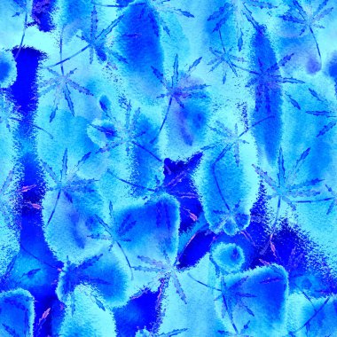 Esrar pürüzsüz suluboya deseni bırakır