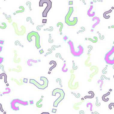 Kusursuz bir örnek. Soru işaretleri, şüphe, faq