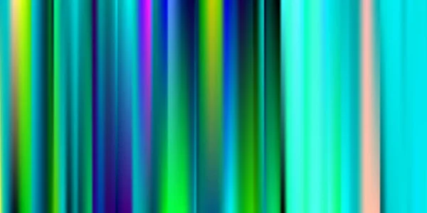 Doux holographique. Vibrant Bleu, Sarcelle, Néon Concept — Image vectorielle