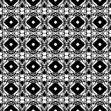 Mozaik Geleneksel Sanat. Siyah, Beyaz, Tek Renkli 