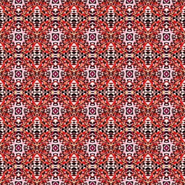 Coğrafi Yüzey Madalyası. Turuncu, Kırmızı, Pembe Halı. 