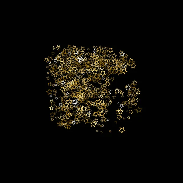 Or paillettes confettis scintillement — Image vectorielle