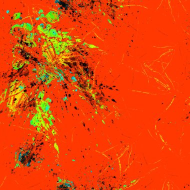 Tropik Yaprak. Kırmızı Modern Motif. Orman Yazdırma.