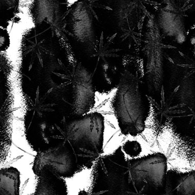 Esrar pürüzsüz suluboya deseni bırakır