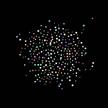 Parıldayan parlak gökkuşağı