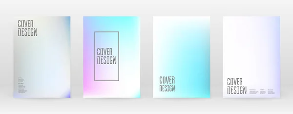 Pastel Soft. Vibrant Bleu, Sarcelle, Néon Concept. — Image vectorielle