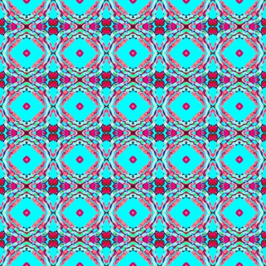 Kabile Sanat Madalyası. Mavi, Cyan, Indigo 