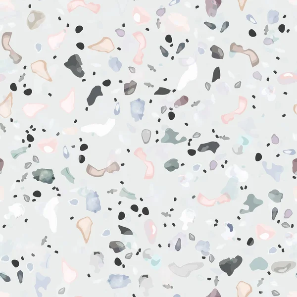 Terrazzo Texture向量。无缝线图样 — 图库矢量图片