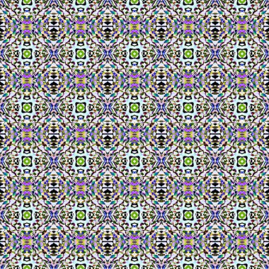 Sembol Geometrik Arabesk. Mor, Pembe, 