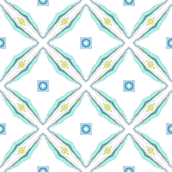 Geo print. Seamless pattern. Geometric Watercolor