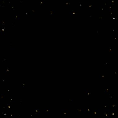 Altın Parıldayan Yıldızlar. Lüks Parlak Konfeti.