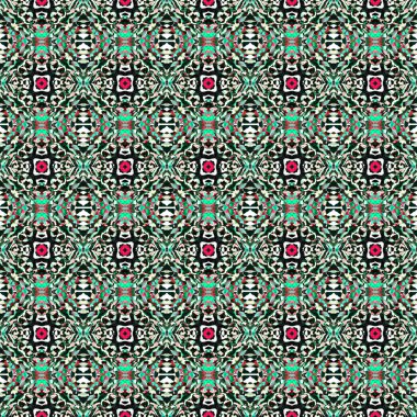 Kabile Sanat Madalyası. Teal, Yeşil, Nane Tablosu. 