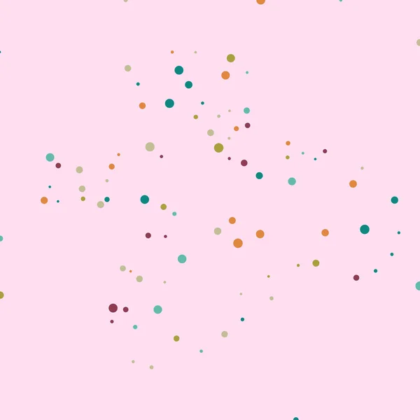 Праздничный фон с разноцветными конфетти. Желтые, розовые, голубые круги, но на белом фоне. Летучие конфетти. — стоковый вектор