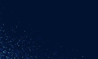 Beyaz Işık Vektör Yağmuru Tasarımı. Gümüş Efekt 