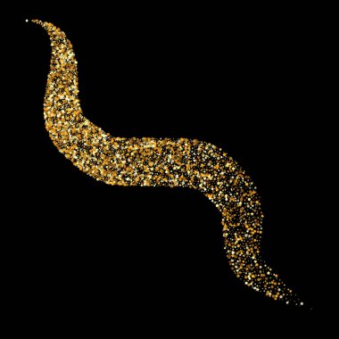 Sarı Çember Parlak Siyah Arkaplan. Zengin Sıralama 