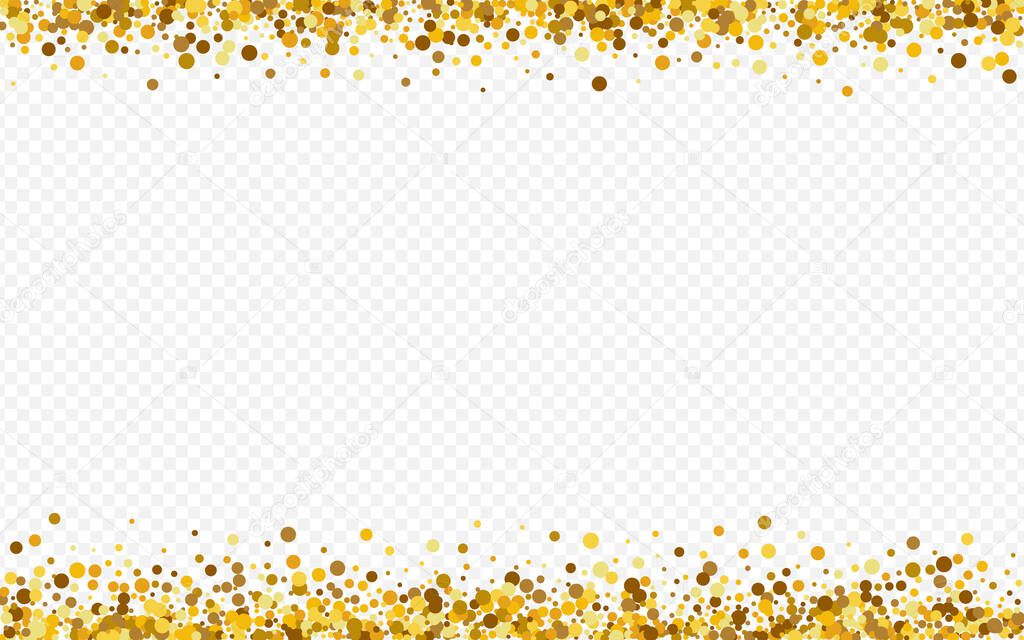 Gold Round Golden Transparent Background. Rich 