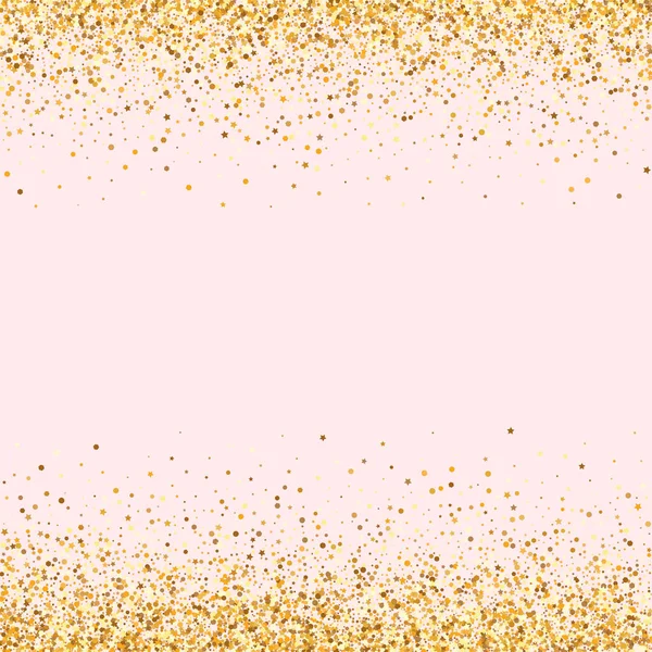 Gold Dot Effect fundo rosa. Brilho moderno —  Vetores de Stock