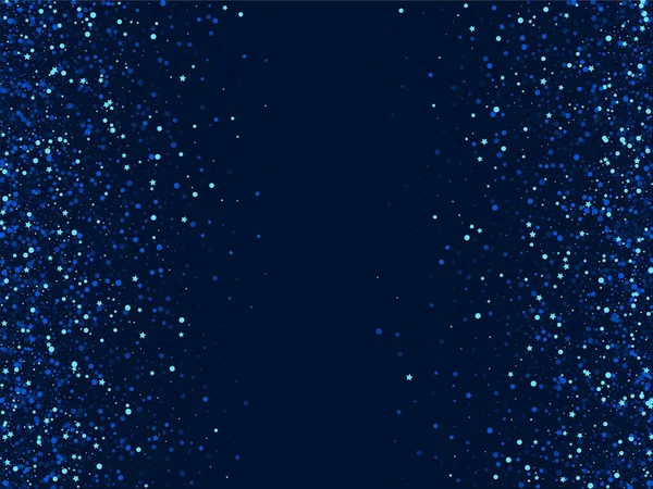 Σκούρο φωτεινό γραφικό μοτίβο κομφετί. Μπλε — Διανυσματικό Αρχείο
