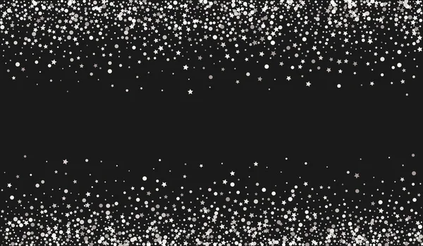 Argent ronde de luxe fond noir. Happy Shine — Image vectorielle