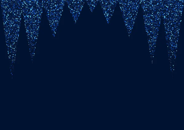 Šablona digitálního deště s modrým efektem Silver Party — Stockový vektor