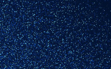 Mavi Kutlama Dijital Yıldız Şablonu. Koyu 