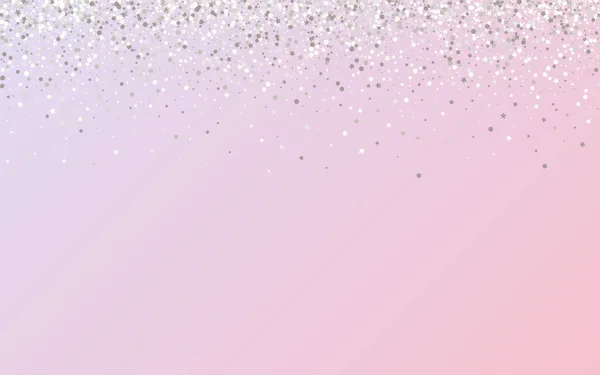 Branco Sparkle Falling Pink Background. Luxo —  Vetores de Stock