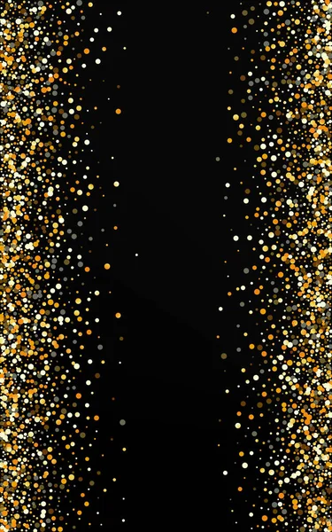 Cercle d'or riche fond noir. Art Splash — Image vectorielle