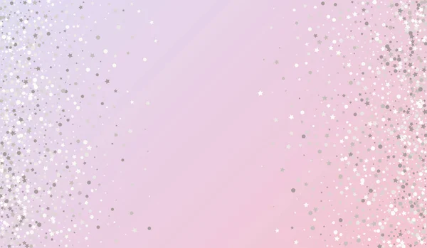 Branco Polka Festive Pink Background. Rico. — Vetor de Stock