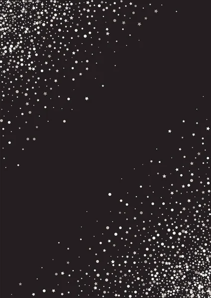 Argent brillant fond noir transparent. Doré — Image vectorielle