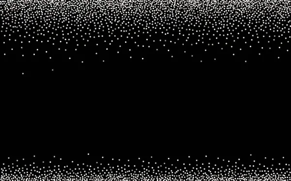 Silver Dot Fondo Negro Dorado. Vacaciones — Vector de stock