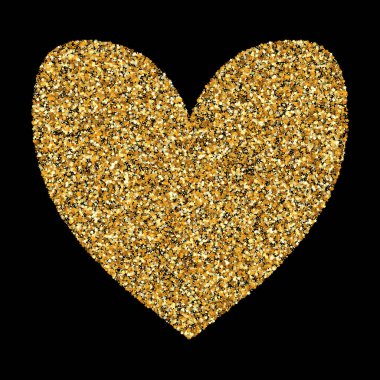 Altın Çember Zengin Siyah Arkaplan. Kutlama Tozu 