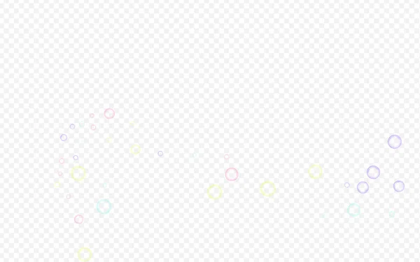 Cercle 3d coloré isolé transparent — Image vectorielle