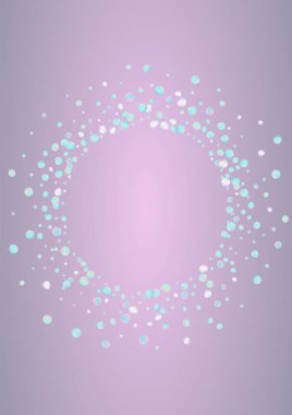 Gökkuşağı Noktası Düşen Şenlik Mavi Arkaplan. 