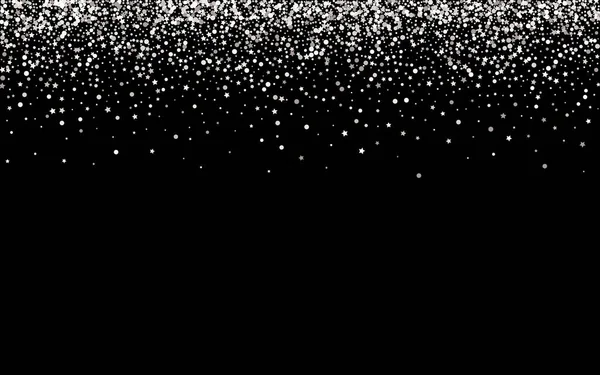 White Sparkle Festive fond noir. Effet — Image vectorielle