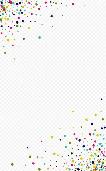 Color Dot Celebración Fondo transparente . — Vector de stock