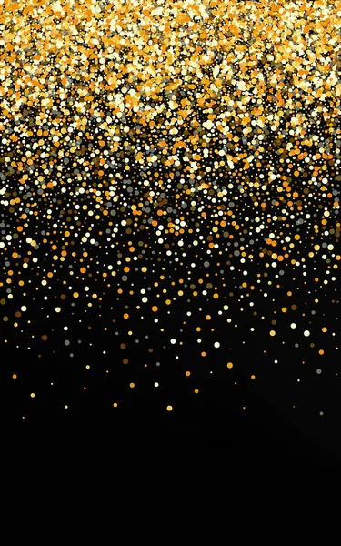 Sarı Sequin Kağıt Arkaplan. Vektör Tozu 