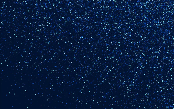 Silver Twinkle Vector Glow Banner. Cosmos azules — Vector de stock