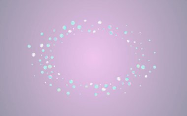 Çok Renkli Çember Karnaval Mavi Arkaplan. 