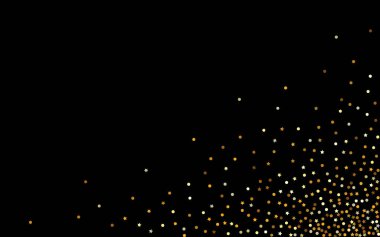 Sarı Parlak Modern Siyah Arkaplan. İzole edilmiş 