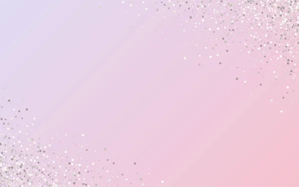 Ασημένιο Polka διαφανές ροζ φόντο. Τέχνη — Διανυσματικό Αρχείο